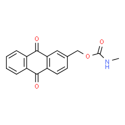 ChemSpider 2D Image | (9,10-Dioxo-9,10-dihydro-2-anthracenyl)methyl methylcarbamate | C17H13NO4