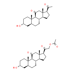 ChemSpider 2D Image | Alfaxolone/alfadolone | C44H66O8