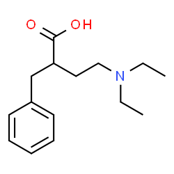 ChemSpider 2D Image | 2-Benzyl-4-(diethylamino)butanoic acid | C15H23NO2