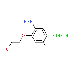 ChemSpider 2D Image | 2-(2,5-Diaminophenoxy)ethanol dihydrochloride | C8H14Cl2N2O2