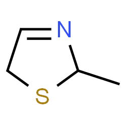 ChemSpider 2D Image | 2-Methyl-3-thiazoline | C4H7NS