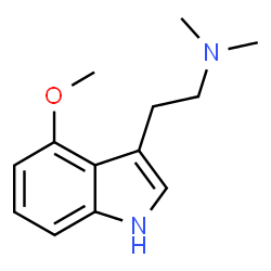 ChemSpider 2D Image | 4-methoxy DMT | C13H18N2O