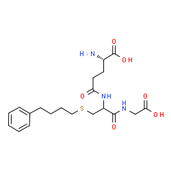 ChemSpider 2D Image | L-gamma-Glutamyl-S-(4-phenylbutyl)cysteinylglycine | C20H29N3O6S