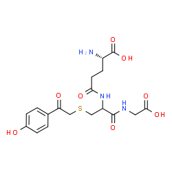 ChemSpider 2D Image | L-gamma-Glutamyl-S-[2-(4-hydroxyphenyl)-2-oxoethyl]cysteinylglycine | C18H23N3O8S