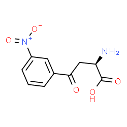 ChemSpider 2D Image | (2R)-2-Amino-4-(3-nitrophenyl)-4-oxobutanoic acid | C10H10N2O5
