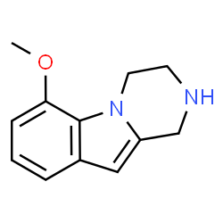 ChemSpider 2D Image | 6-Methoxy-1,2,3,4-tetrahydropyrazino[1,2-a]indole | C12H14N2O