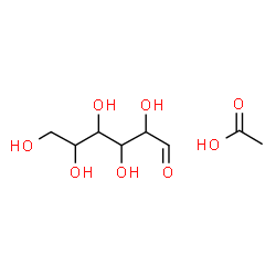 ChemSpider 2D Image | Hexose - acetic acid (1:1) | C8H16O8