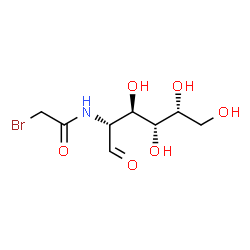 ChemSpider 2D Image | 2-[(Bromoacetyl)amino]-2-deoxy-D-galactose | C8H14BrNO6