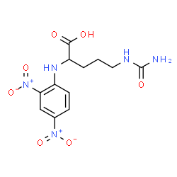 ChemSpider 2D Image | N~5~-Carbamoyl-N~2~-(2,4-dinitrophenyl)ornithine | C12H15N5O7