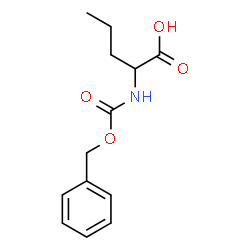 ChemSpider 2D Image | N-Carbobenzoxy-DL-norvaline | C13H17NO4