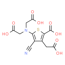 ChemSpider 2D Image | Ranelic acid | C12H10N2O8S