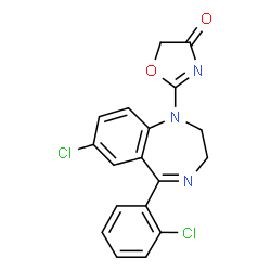 ChemSpider 2D Image | Reclazepam | C18H13Cl2N3O2