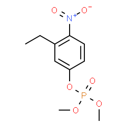 ChemSpider 2D Image | 3-Ethyl-4-nitrophenyl dimethyl phosphate | C10H14NO6P