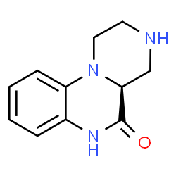ChemSpider 2D Image | (4aS)-2,3,4,4a-Tetrahydro-1H-pyrazino[1,2-a]quinoxalin-5(6H)-one | C11H13N3O