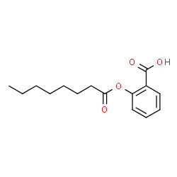 ChemSpider 2D Image | Octanoyl salicylic acid | C15H20O4