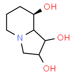 ChemSpider 2D Image | (8R)-Octahydro-1,2,8-indolizinetriol | C8H15NO3