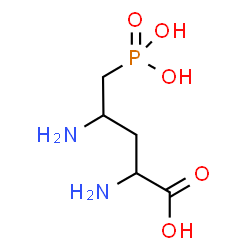ChemSpider 2D Image | 4-Amino-5-phosphononorvaline | C5H13N2O5P