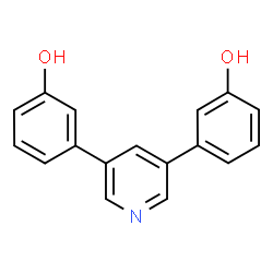 ChemSpider 2D Image | 3,3'-pyridine-3,5-diyldiphenol | C17H13NO2