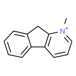 ChemSpider 2D Image | 1-Methyl-9H-indeno[2,1-b]pyridinium | C13H12N