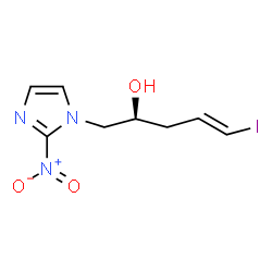 ChemSpider 2D Image | (2S,4E)-5-Iodo-1-(2-nitro-1H-imidazol-1-yl)-4-penten-2-ol | C8H10IN3O3
