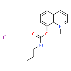 ChemSpider 2D Image | 1-Methyl-8-[(propylcarbamoyl)oxy]quinolinium iodide | C14H17IN2O2
