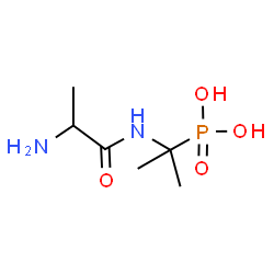 ChemSpider 2D Image | N-(2-Phosphono-2-propanyl)alaninamide | C6H15N2O4P