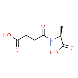 ChemSpider 2D Image | 4-{[(1S)-1-Carboxyethyl]amino}-4-oxobutanoic acid | C7H11NO5