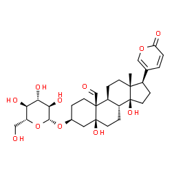 ChemSpider 2D Image | Hellebrigenin glucoside | C30H42O11