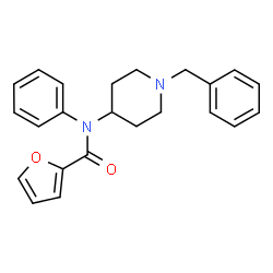 ChemSpider 2D Image | N-(1-Benzyl-4-piperidinyl)-N-phenyl-2-furamide | C23H24N2O2