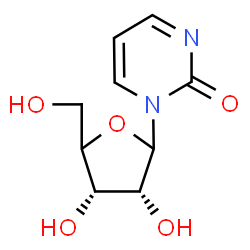 ChemSpider 2D Image | 1-[(4xi)-D-erythro-Pentofuranosyl]-2(1H)-pyrimidinone | C9H12N2O5