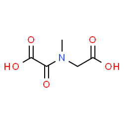 ChemSpider 2D Image | N-(Carboxycarbonyl)-N-methylglycine | C5H7NO5