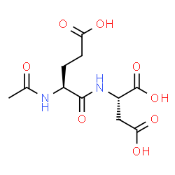ChemSpider 2D Image | N-Acetyl-L-alpha-glutamyl-L-aspartic acid | C11H16N2O8