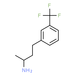 ChemSpider 2D Image | 4-[3-(Trifluoromethyl)phenyl]-2-butanamine | C11H14F3N
