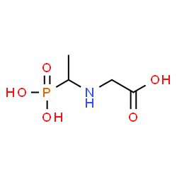 ChemSpider 2D Image | N-(1-Phosphonoethyl)glycine | C4H10NO5P