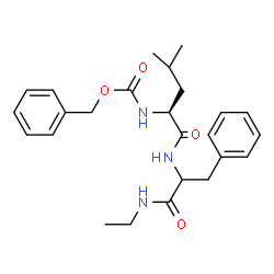 ChemSpider 2D Image | N-[(Benzyloxy)carbonyl]-L-leucyl-N-ethylphenylalaninamide | C25H33N3O4