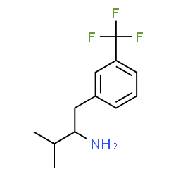 ChemSpider 2D Image | 3-Methyl-1-[3-(trifluoromethyl)phenyl]-2-butanamine | C12H16F3N