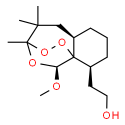 ChemSpider 2D Image | 2-[(1S,5aR,9S)-1-methoxy-3,4,4-trimethyloctahydro-3,9a-epidioxy-2-benzoxepin-9(1H)-yl]ethanol | C16H28O5