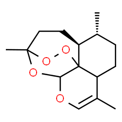 ChemSpider 2D Image | (4S,5R)-1,5,9-Trimethyl-11,14,15,16-tetraoxatetracyclo[10.3.1.0~4,13~.0~8,13~]hexadec-9-ene | C15H22O4