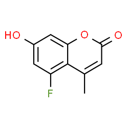ChemSpider 2D Image | 5-Fluoro-7-hydroxy-4-methyl-2H-chromen-2-one | C10H7FO3
