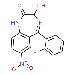ChemSpider 2D Image | Nifoxipam | C15H10FN3O4