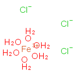ChemSpider 2D Image | Iron(III) chloride hexahydrate | H12Cl3FeO6