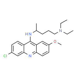 ChemSpider 2D Image | mepacrine | C23H30ClN3O