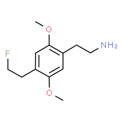 ChemSpider 2D Image | 2-[4-(2-Fluoroethyl)-2,5-dimethoxyphenyl]ethanamine | C12H18FNO2