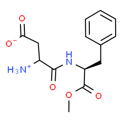 ChemSpider 2D Image | 3-Ammonio-4-{[(2S)-1-methoxy-1-oxo-3-phenyl-2-propanyl]amino}-4-oxobutanoate | C14H18N2O5