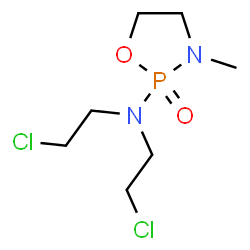 ChemSpider 2D Image | N,N-Bis(2-chloroethyl)-3-methyl-1,3,2-oxazaphospholidin-2-amine 2-oxide | C7H15Cl2N2O2P