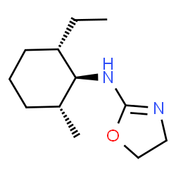 ChemSpider 2D Image | N-[(1S,2S,6R)-2-Ethyl-6-methylcyclohexyl]-4,5-dihydro-1,3-oxazol-2-amine | C12H22N2O
