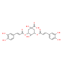 ChemSpider 2D Image | 3,5-di-caffeoylquinic acid | C25H24O12