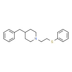 ChemSpider 2D Image | 4-Benzyl-1-[2-(phenylsulfanyl)ethyl]piperidine | C20H25NS