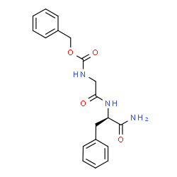 ChemSpider 2D Image | N-[(Benzyloxy)carbonyl]glycyl-D-phenylalaninamide | C19H21N3O4