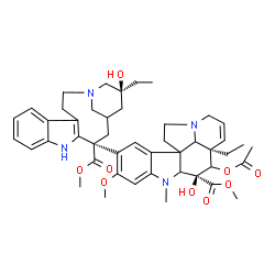 ChemSpider 2D Image | (2xi,4xi,19xi)-Vincaleukoblastine | C46H58N4O9